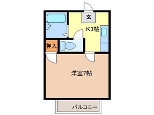 清洲駅 徒歩10分 2階の物件間取画像